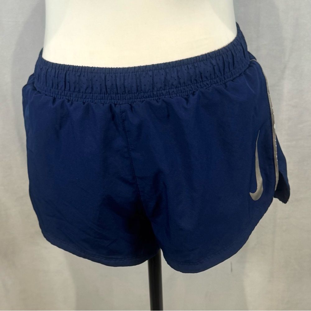 Nike Dri-fit navy brief lined running shorts size small